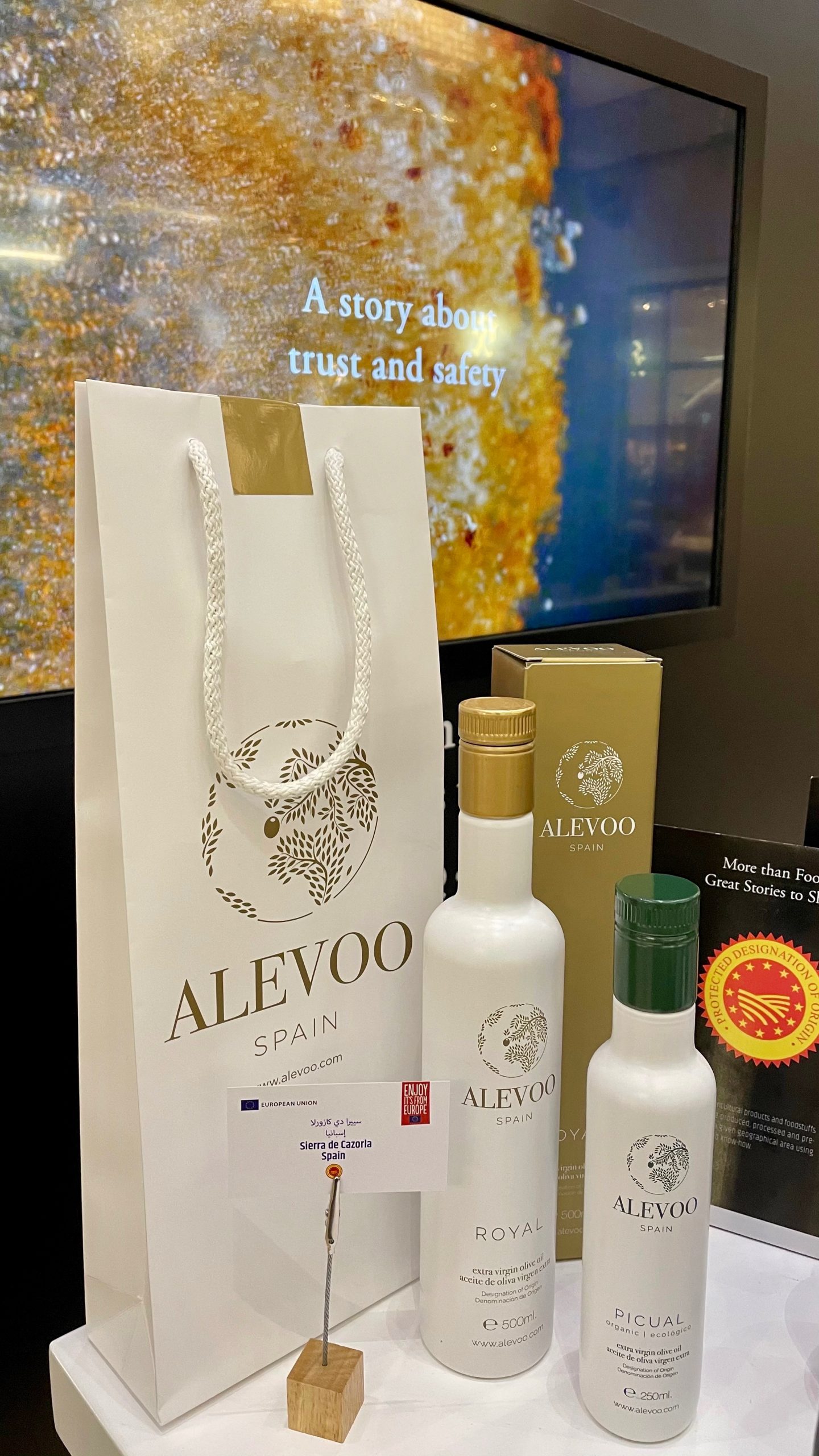 Unión Europea y aceites Alevoo