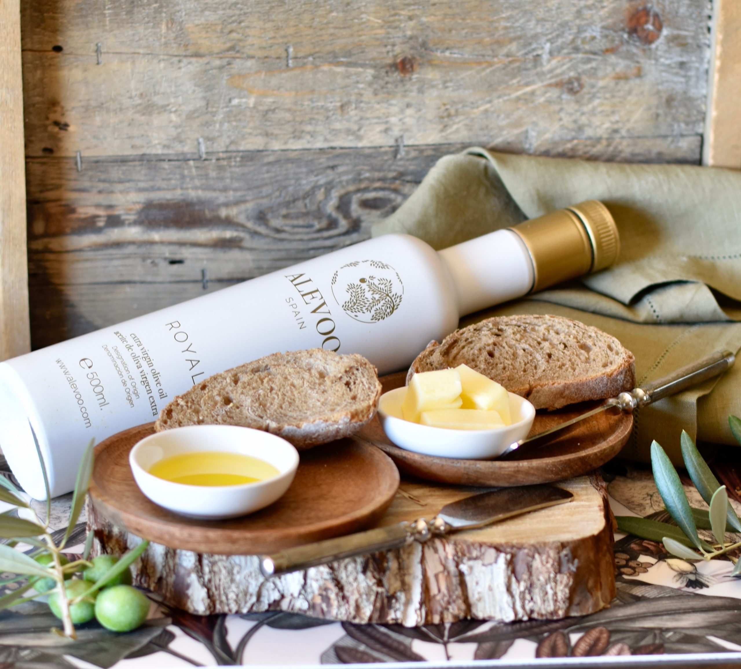 Mantequilla o aceite de Oliva Virgen Extra