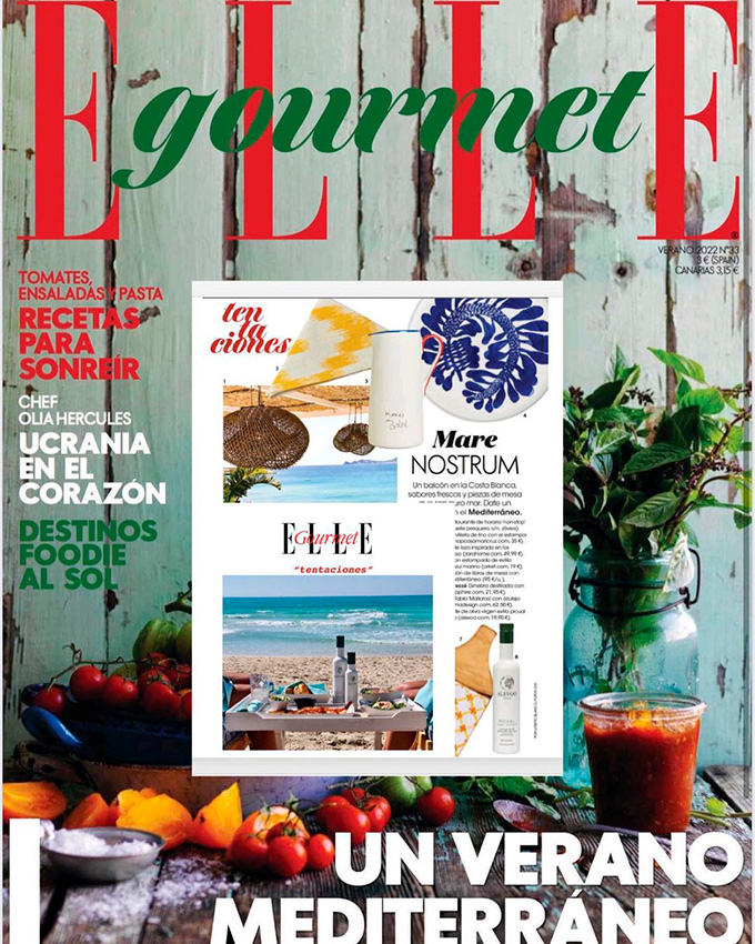 Revista Elle Gourmet con Alevoo